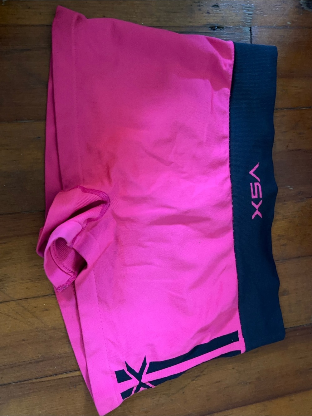 Victoria's Secret Pink and Black VSX Girls' Athletic Shorts